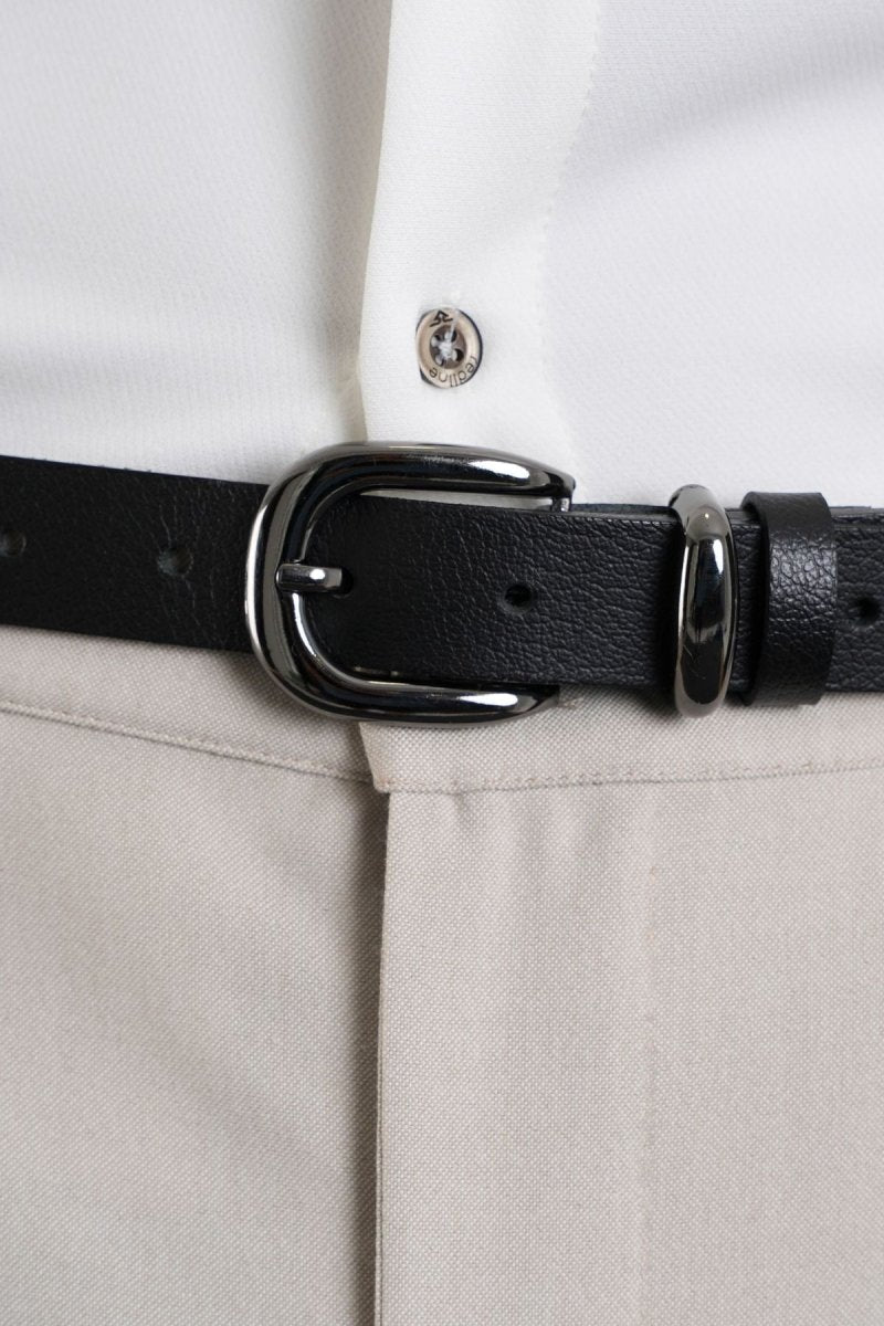 %100 Hakiki Deri Kemer Siyah - Redline