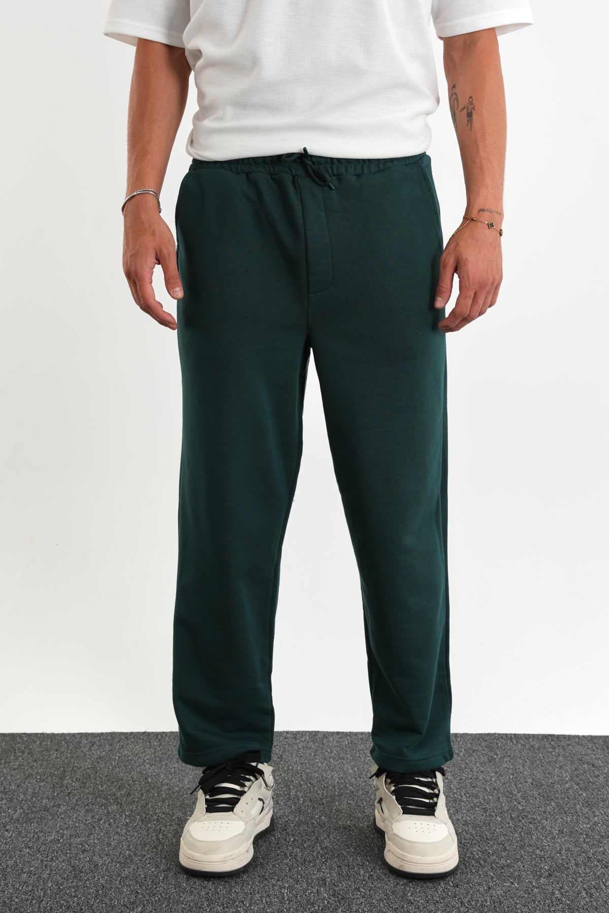 Regular Fit Eşofman Altı Yeşil
