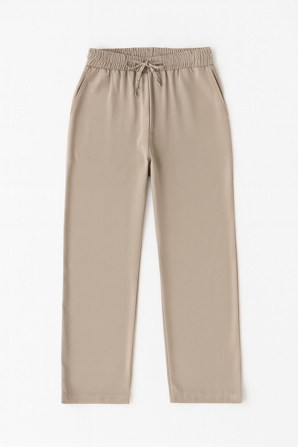 Anchor Baggy Kumaş Pantolon Bej
