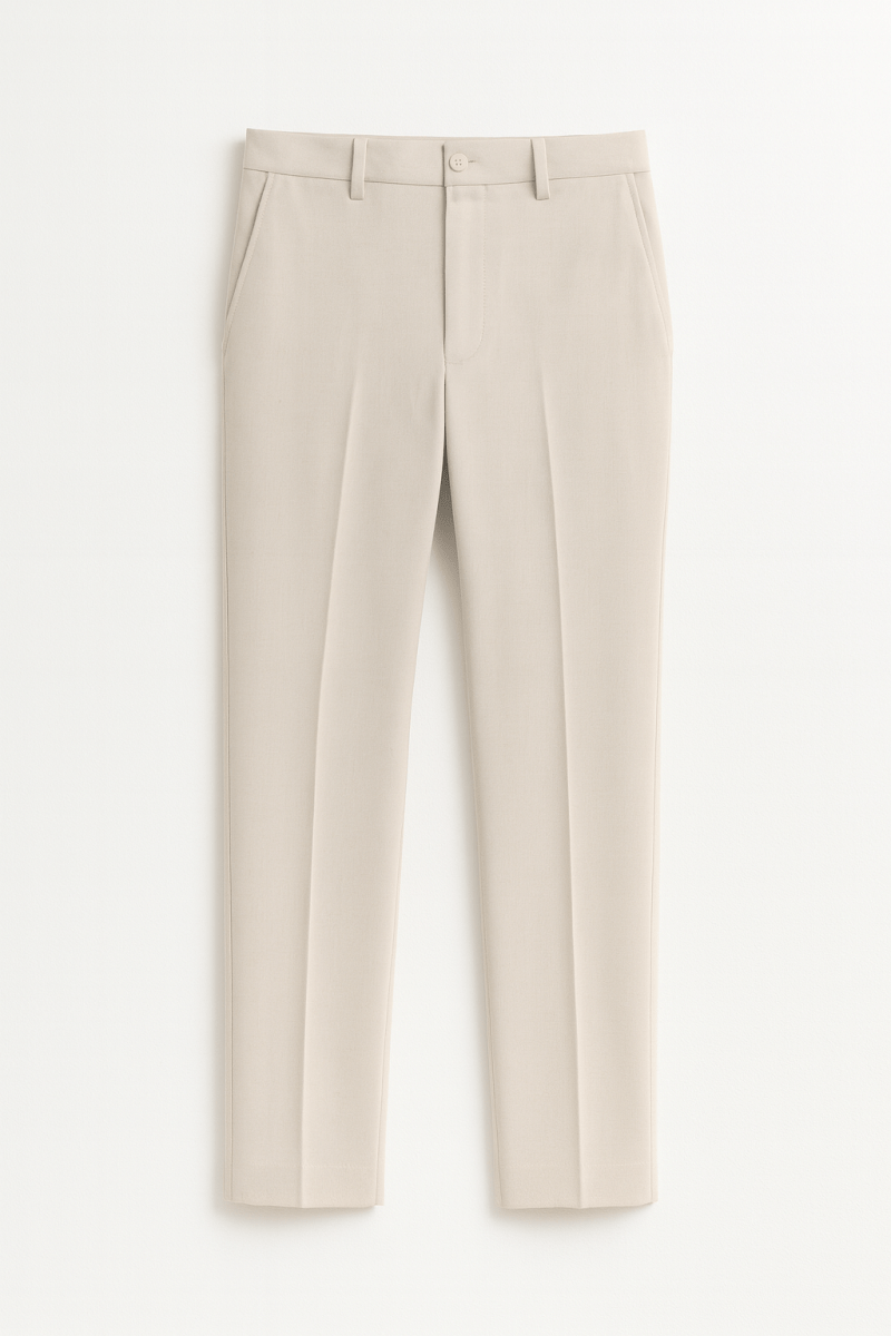 Comfort Slim Fit Kumaş Pantolon Bej - Redline