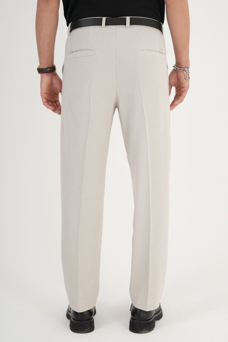 Comfort Slim Fit Kumaş Pantolon Bej - Redline