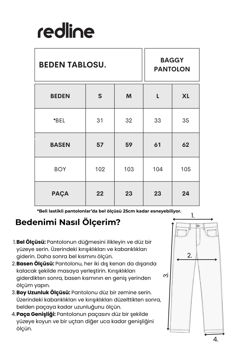 Comforted Erkek Baggy Pantolon Bej - Redline