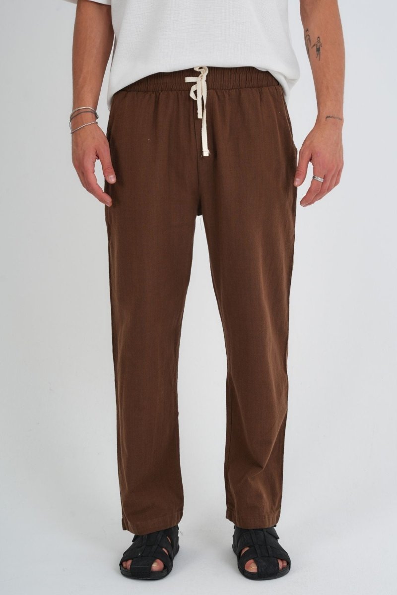 Comforted Erkek Baggy Pantolon Kahverengi - Redline