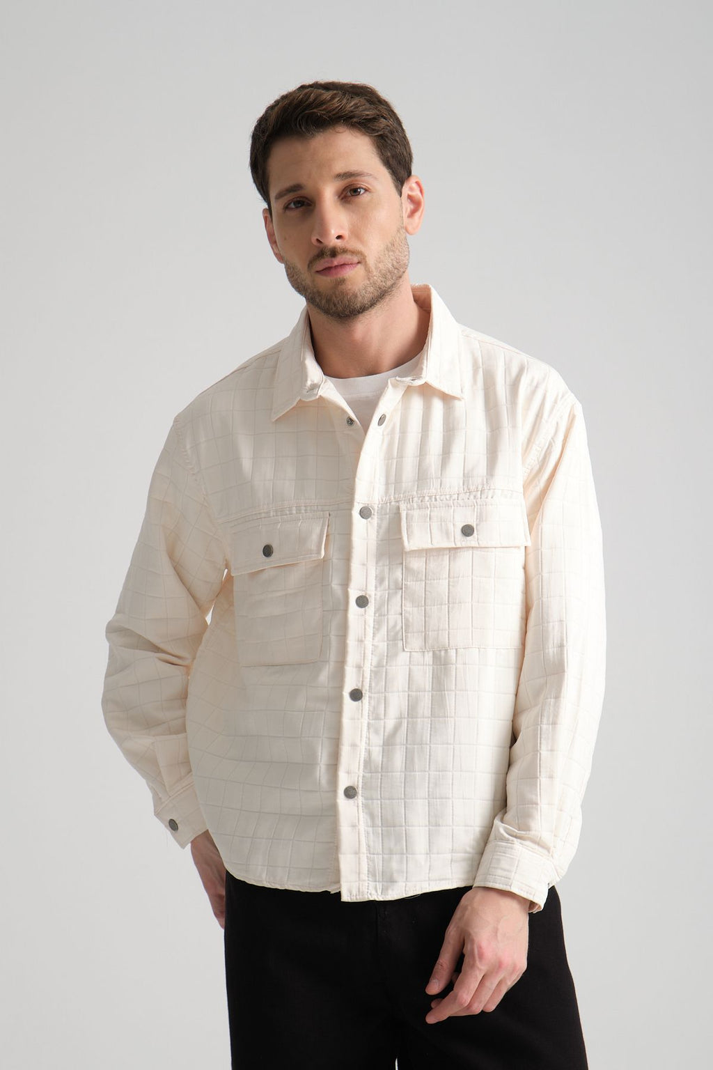 Grit Erkek Oversize Ceket Bej