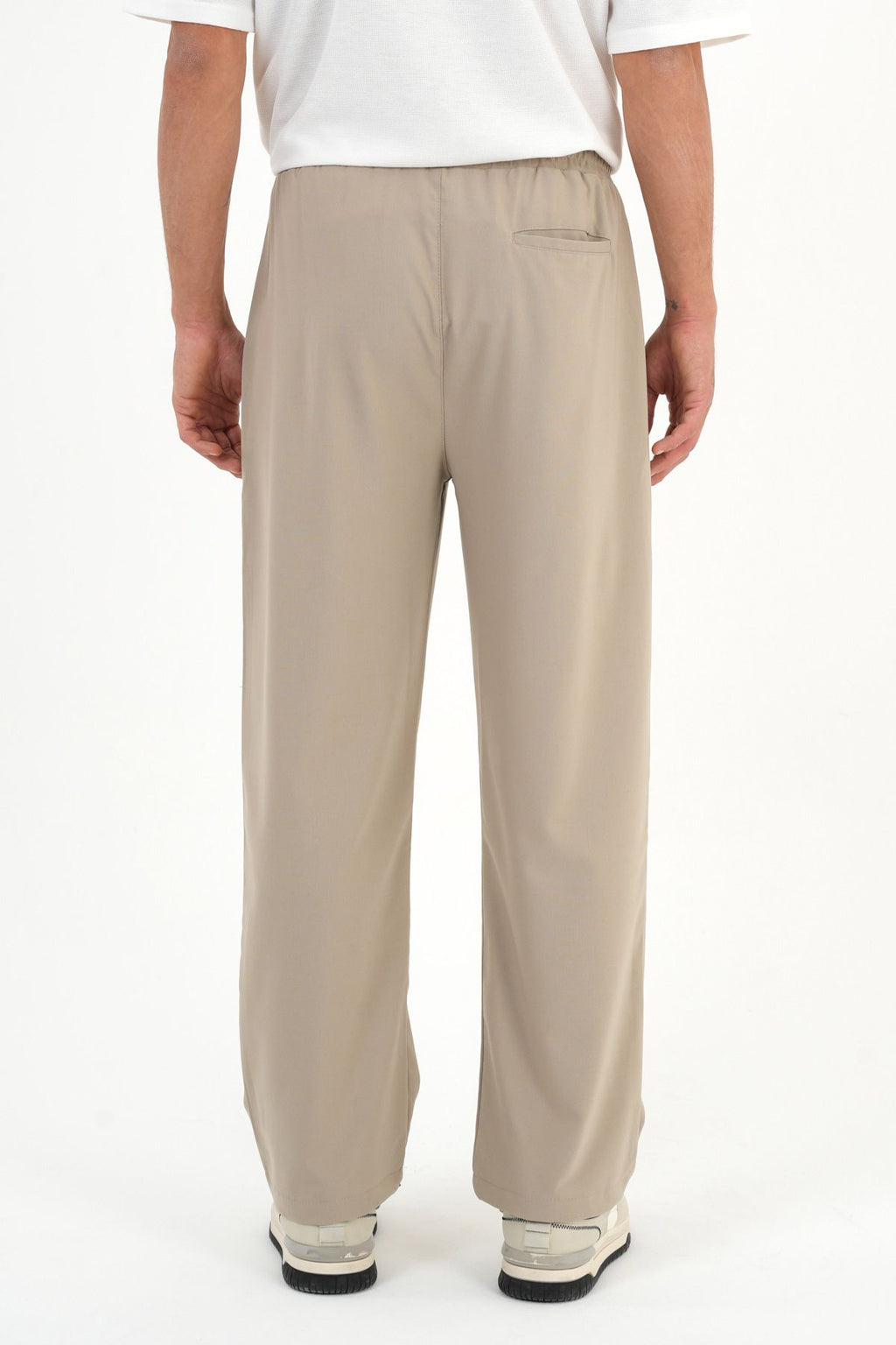 Anchor Baggy Kumaş Pantolon Bej