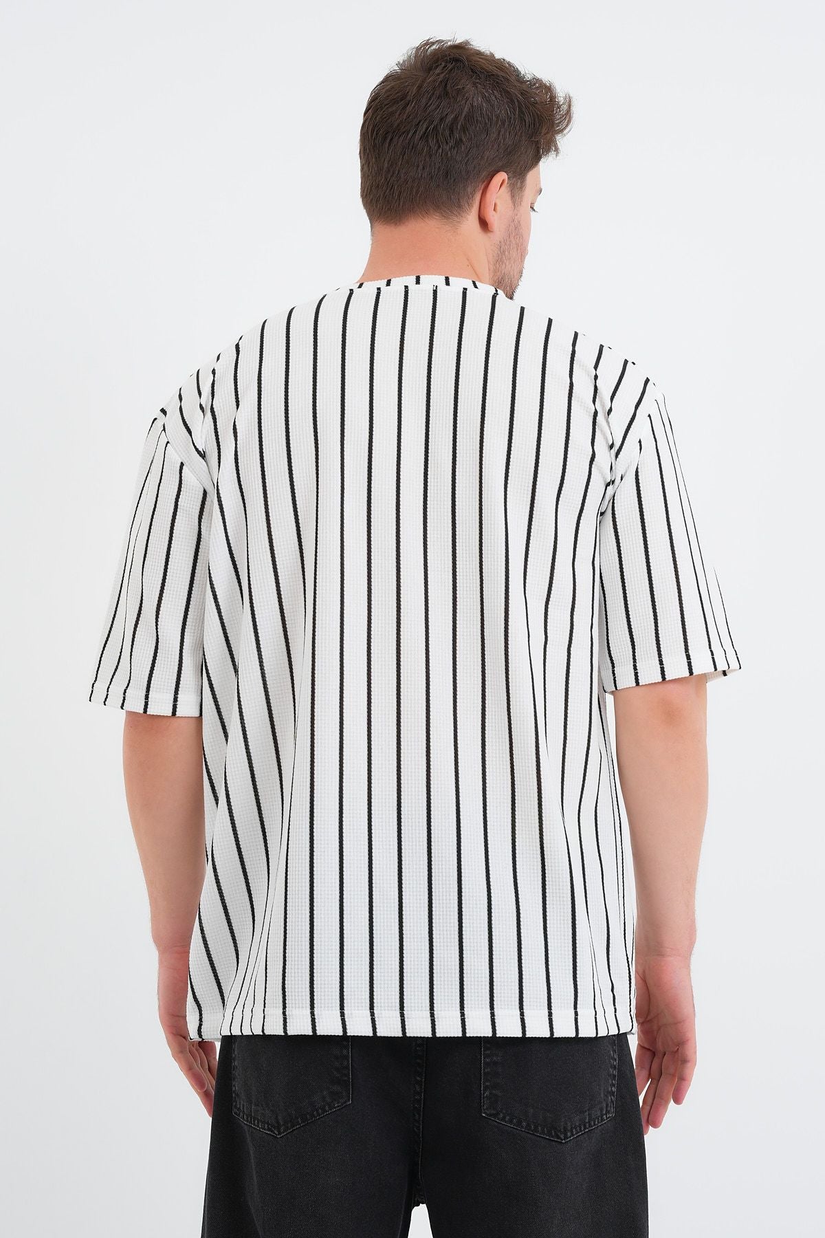 Shift Erkek Oversize Tişört Beyaz