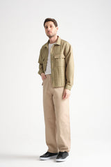 Grit Erkek Oversize Ceket Haki