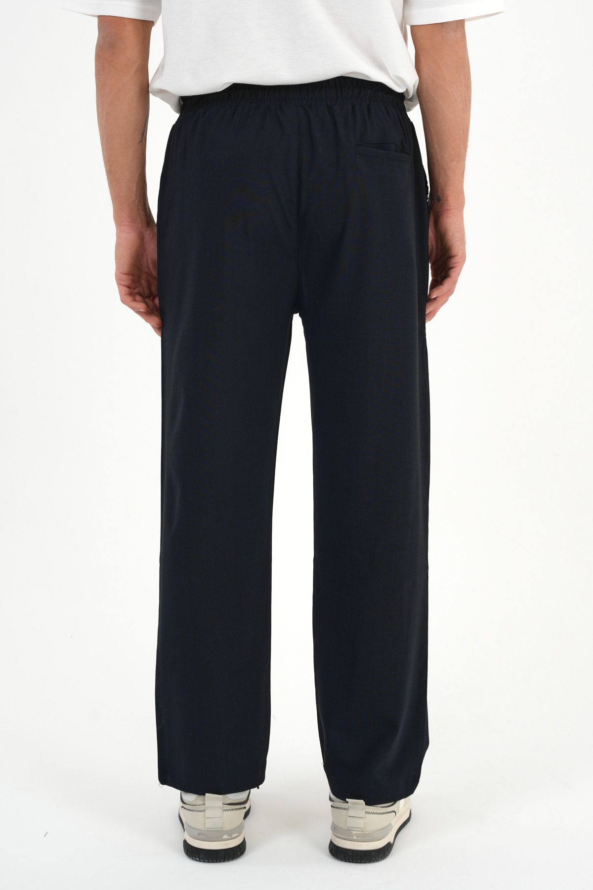 Anchor Baggy Kumaş Pantolon Lacivert