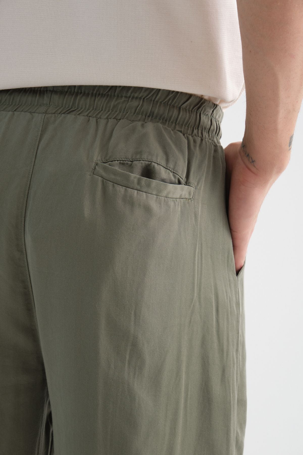 Fate Erkek Baggy Rahat Pantolon Haki