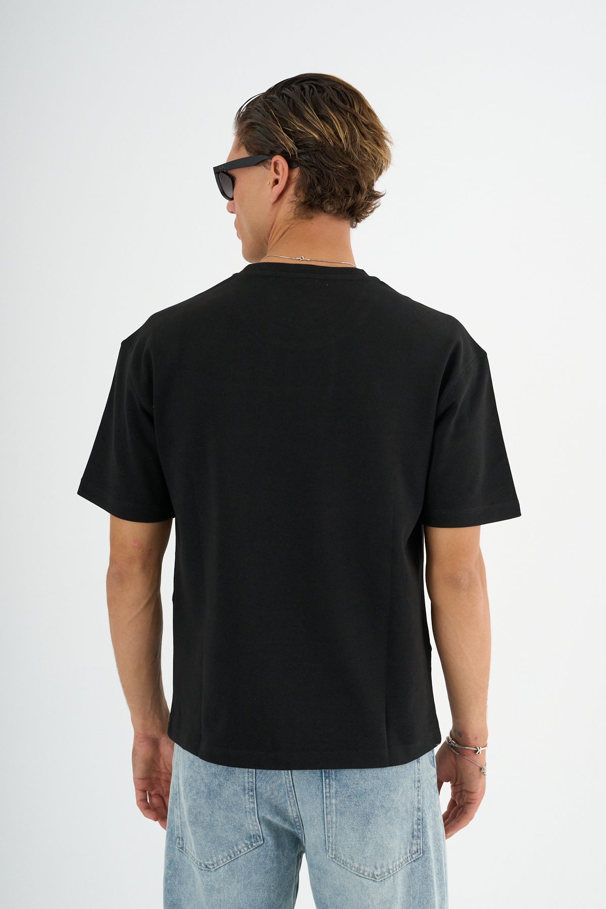 Nova Erkek Oversize Tişört Siyah