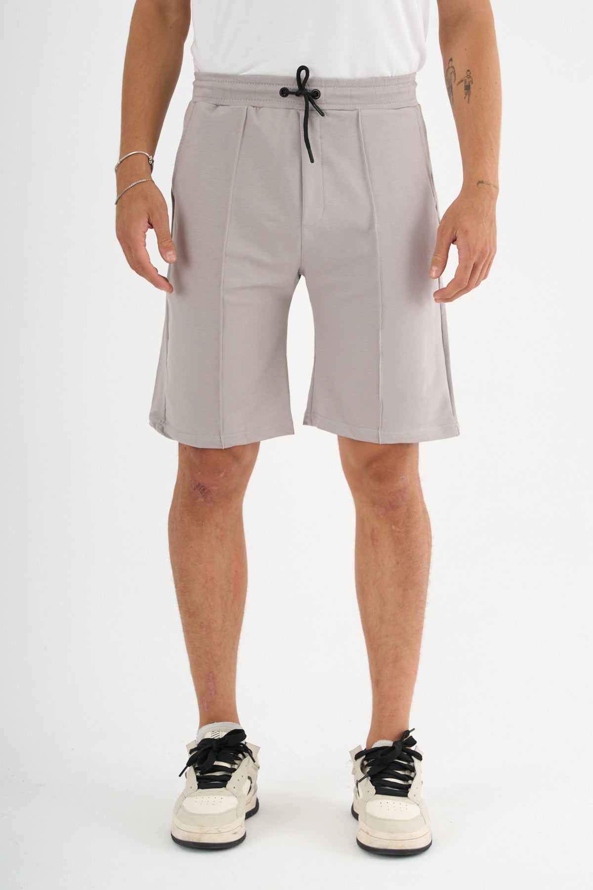 Zane Erkek Comfort Fit Gri Şort & Bermuda