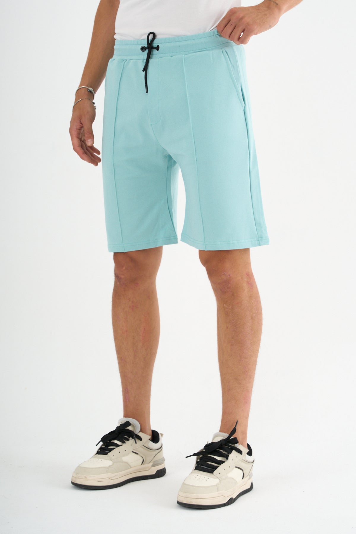 Zane Erkek Comfort Fit Turkuaz Şort & Bermuda