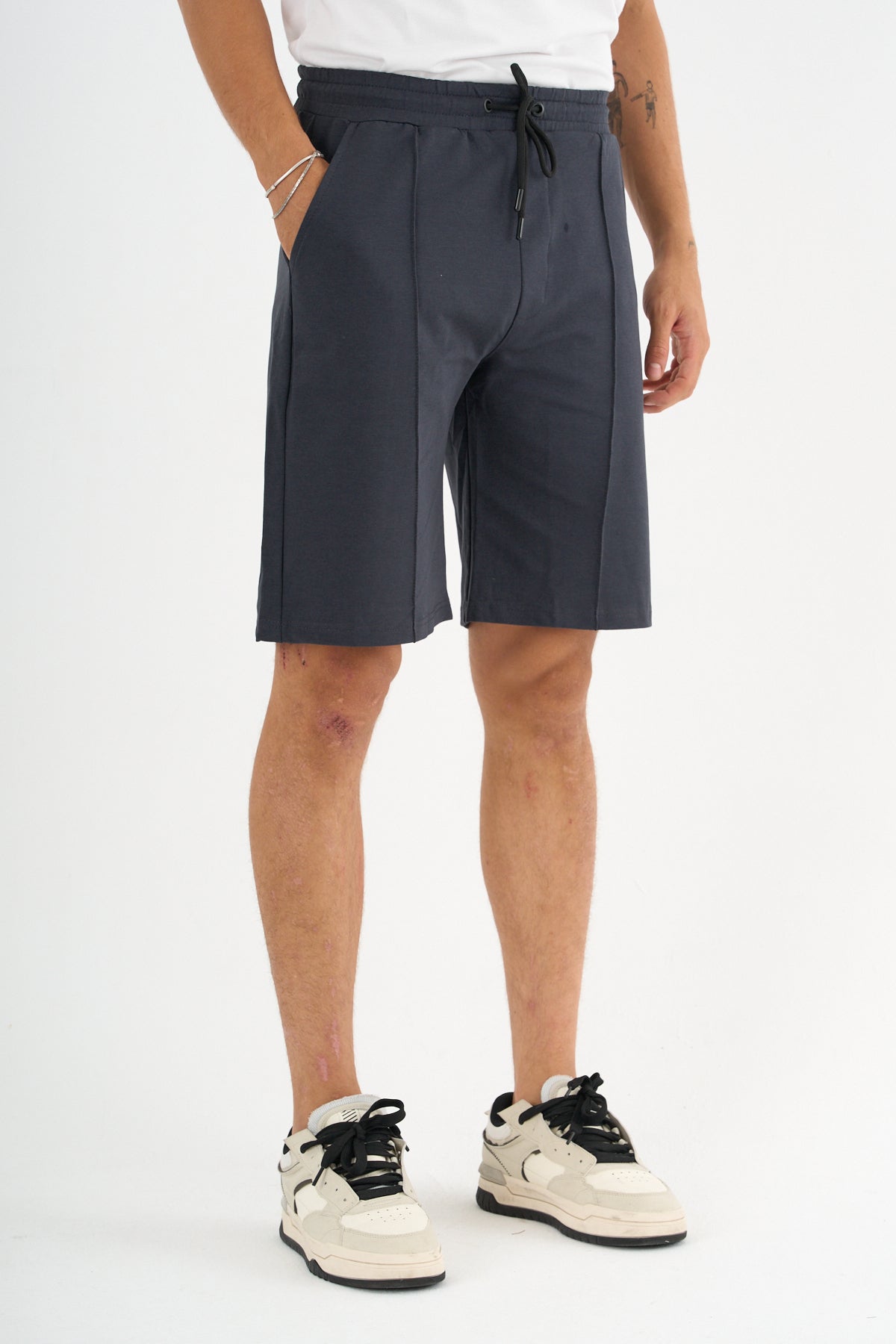 Zane Erkek Comfort Fit Füme Şort & Bermuda