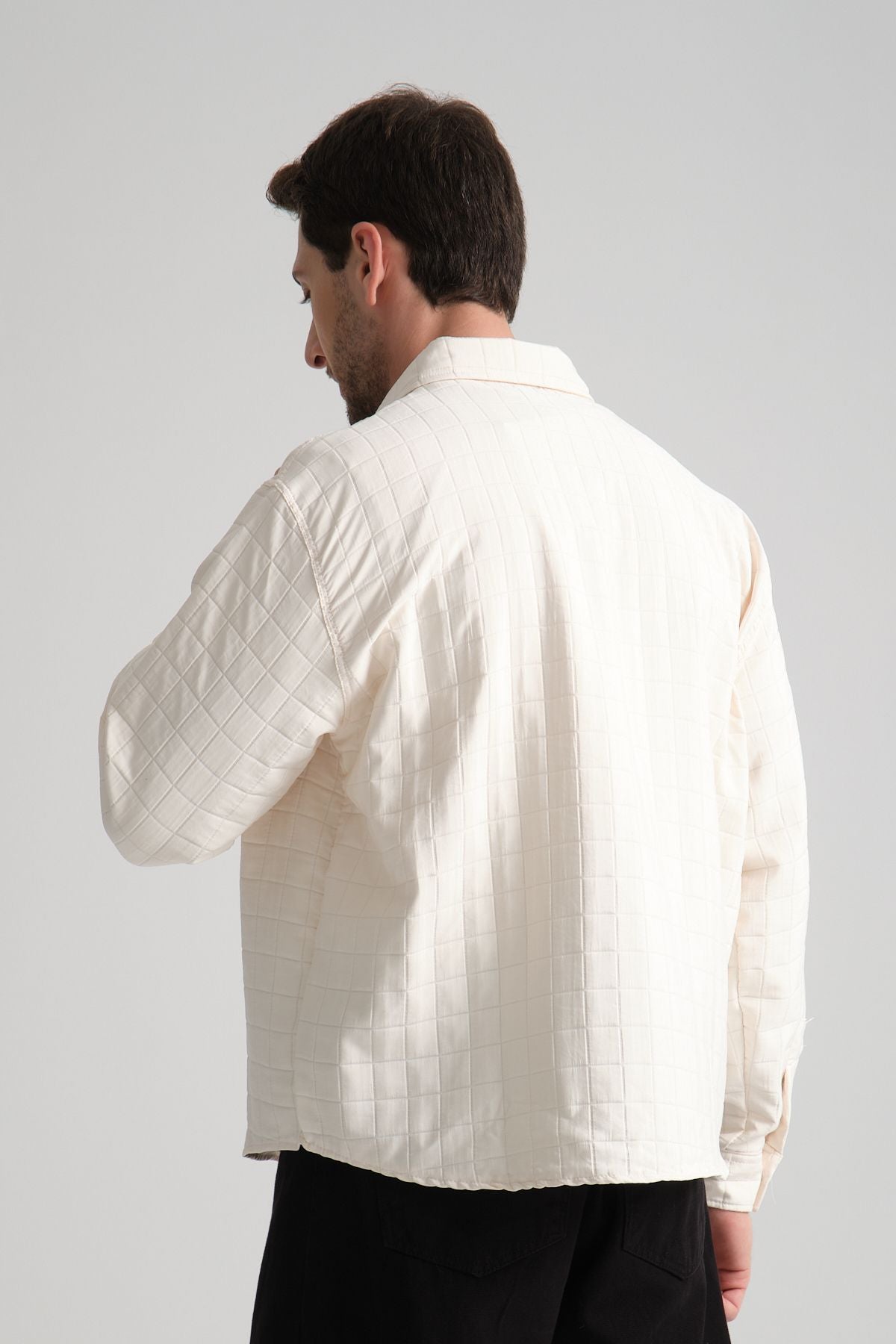 Grit Erkek Oversize Ceket Bej