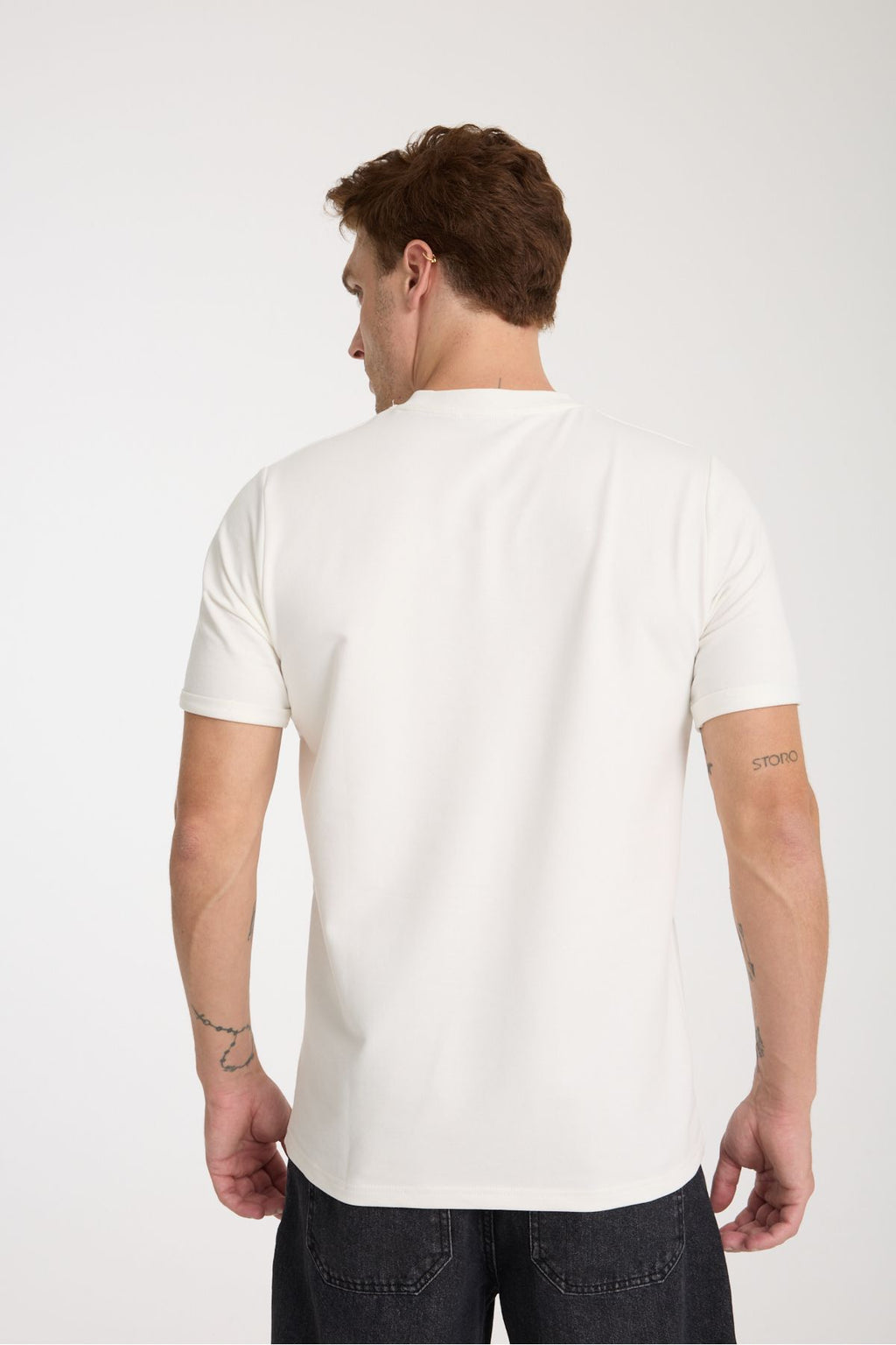 Frame Erkek Oversize Tişört Beyaz