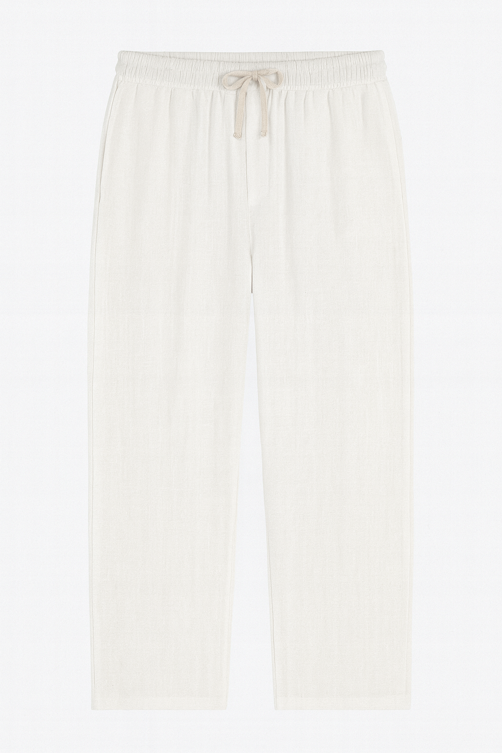Comforted Erkek Baggy Rahat Pantolon Beyaz