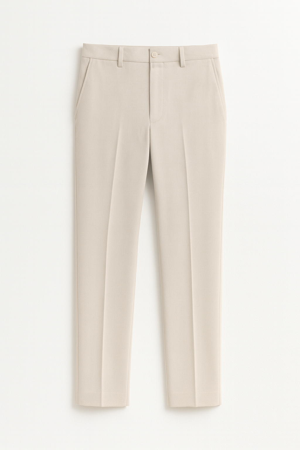 Comfort Slim Fit Kumaş Pantolon Bej