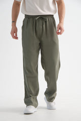 Fate Erkek Baggy Rahat Pantolon Haki