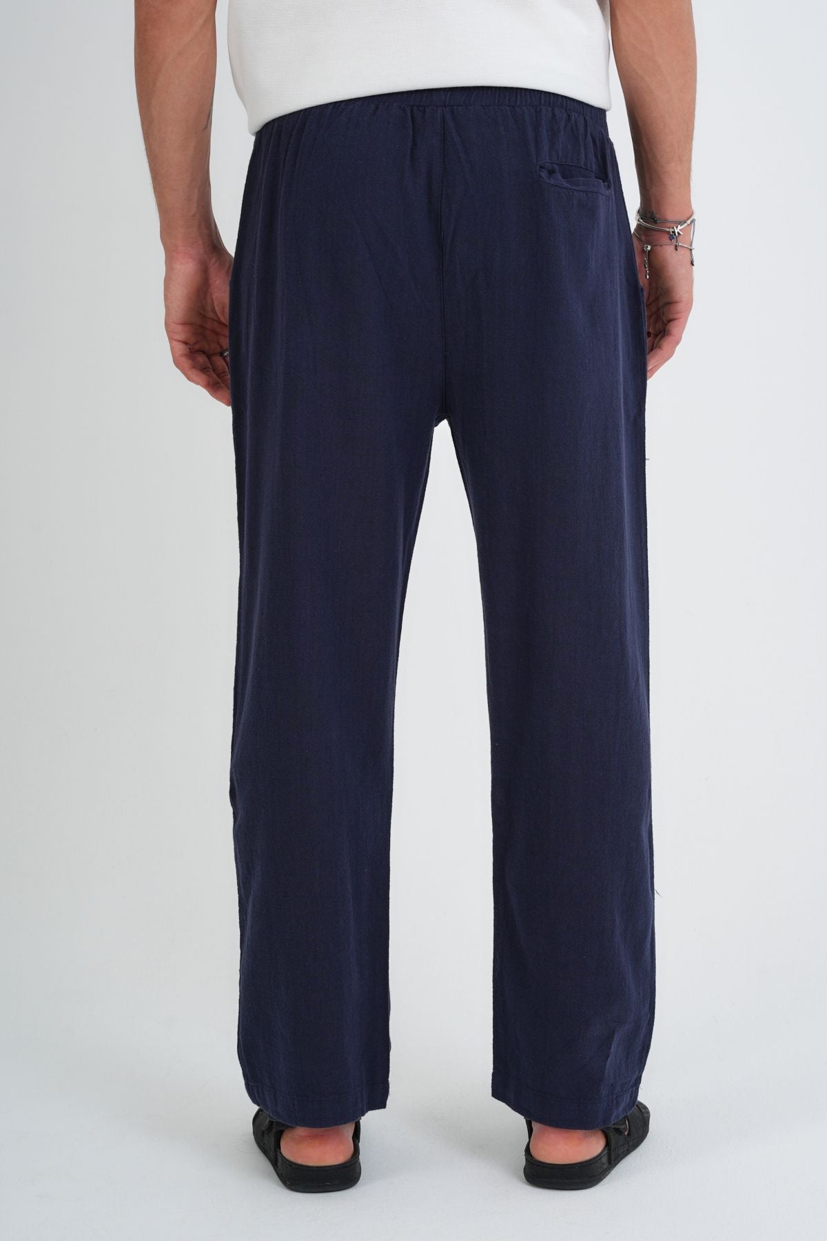 Comforted Erkek Baggy Keten Rahat Pantolon Bol Paça Yeni Sezon