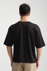 Plume Erkek Basic Oversize Tişört Siyah