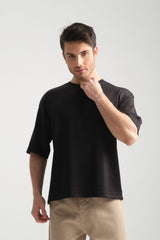 Plume Erkek Basic Oversize Tişört Siyah