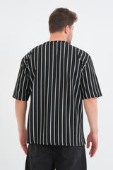 Shift Erkek Oversize Tişört Siyah