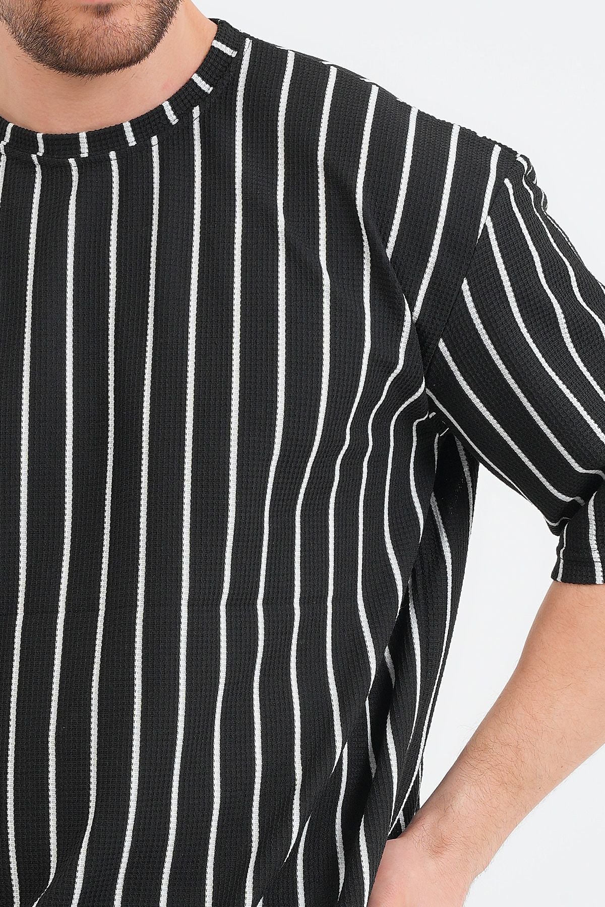 Shift Erkek Oversize Tişört Siyah