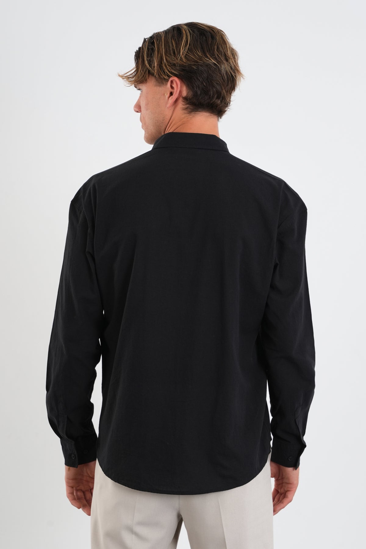Infinity Comfort Fit Gömlek Siyah