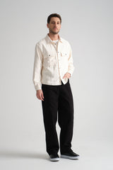 Grit Erkek Oversize Ceket Bej