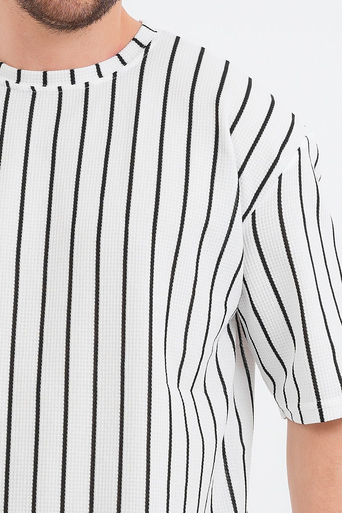Shift Erkek Oversize Tişört Beyaz