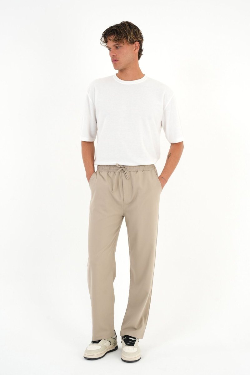 Anchor Baggy Kumaş Pantolon Bej - Redline