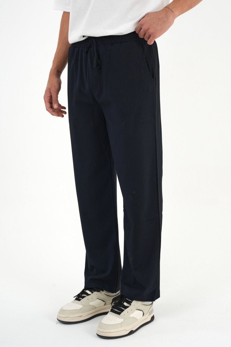 Anchor Baggy Kumaş Pantolon Lacivert - Redline