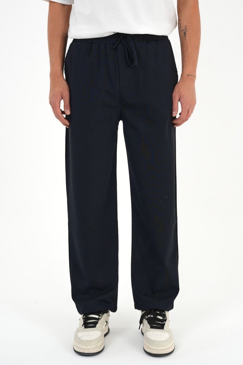 Anchor Baggy Kumaş Pantolon Lacivert - Redline