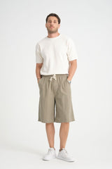 Baggy Fit Bermuda & Şort Haki - Redline
