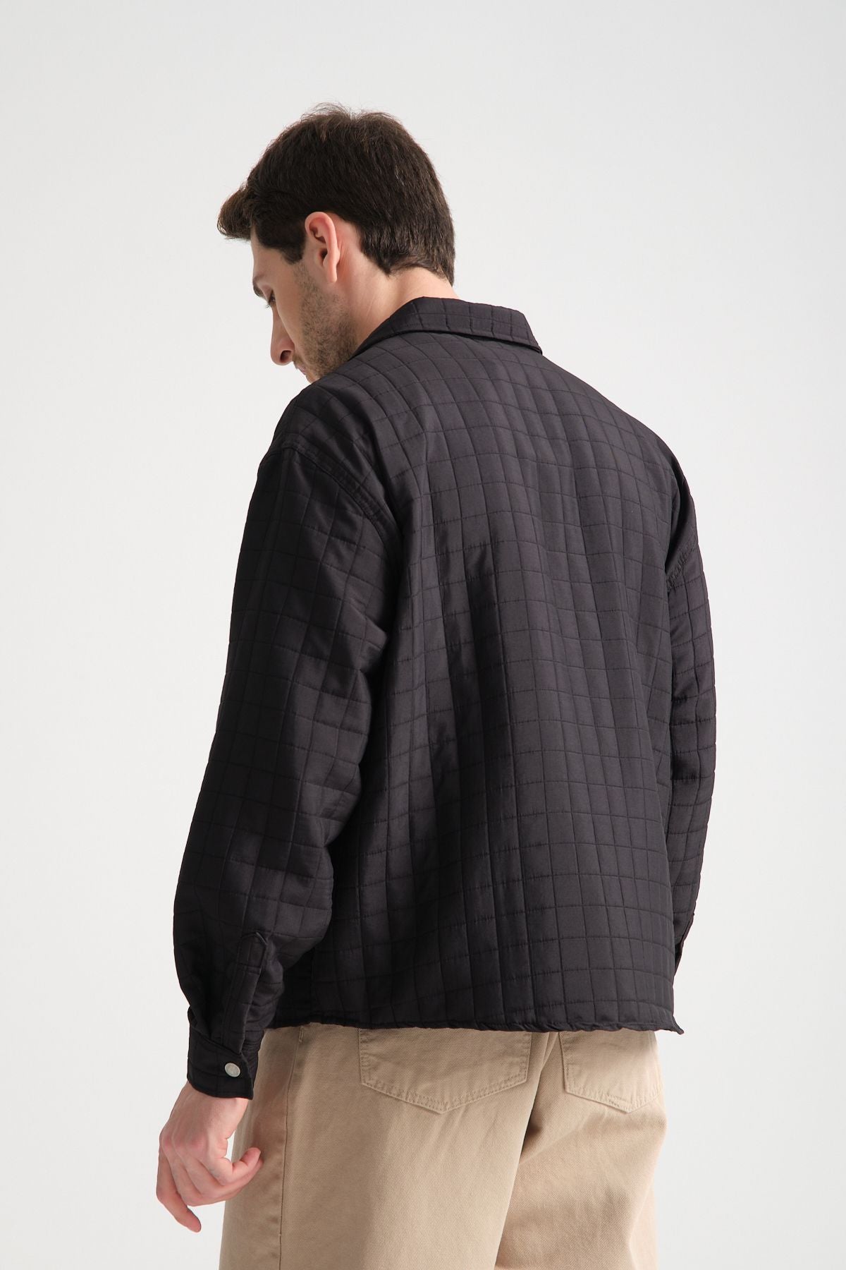 Grit Erkek Oversize Ceket Siyah