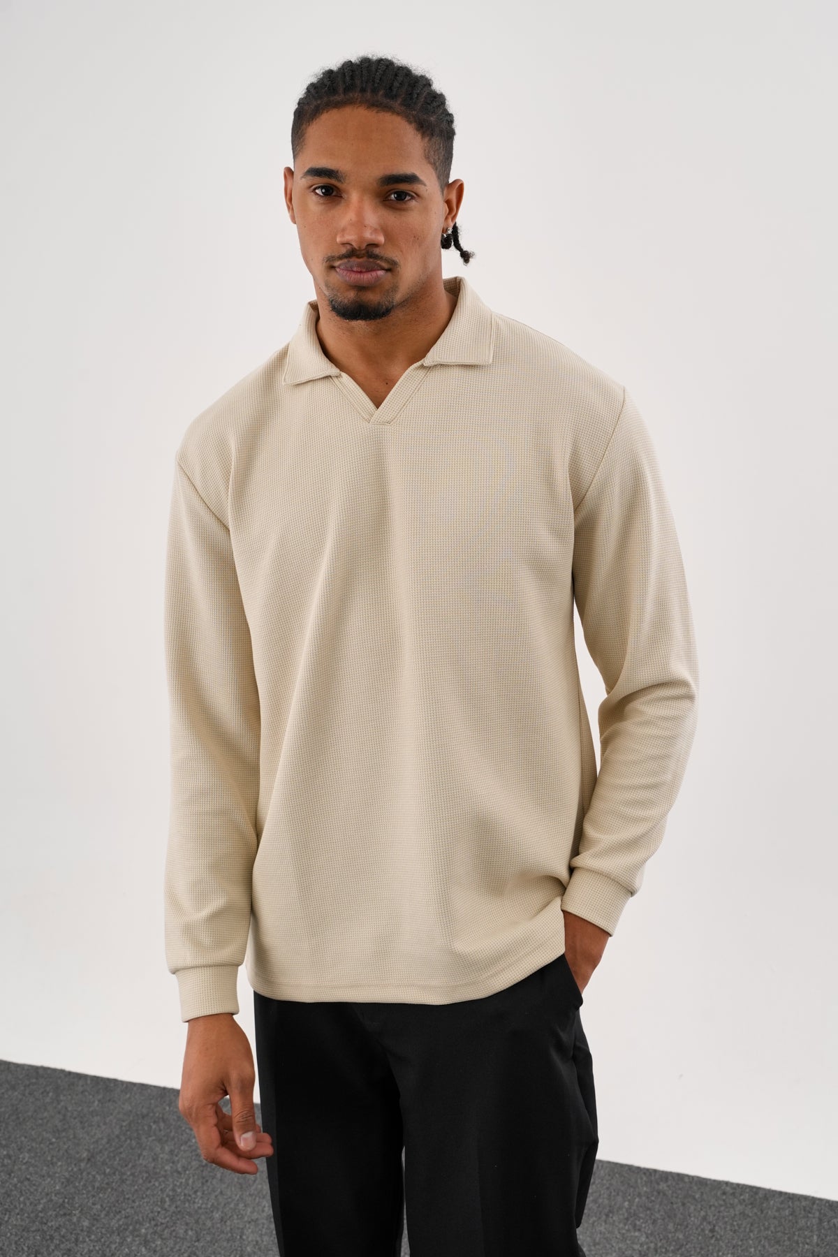 MELLOW Oversize Sweatshirt Bej