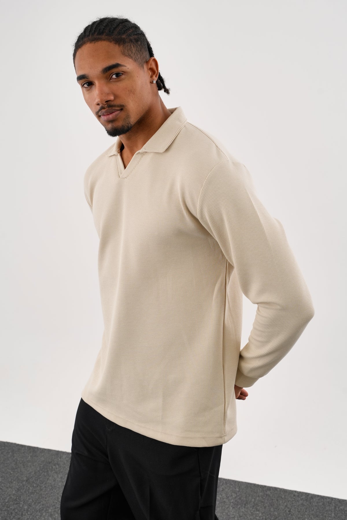 MELLOW Oversize Sweatshirt Bej