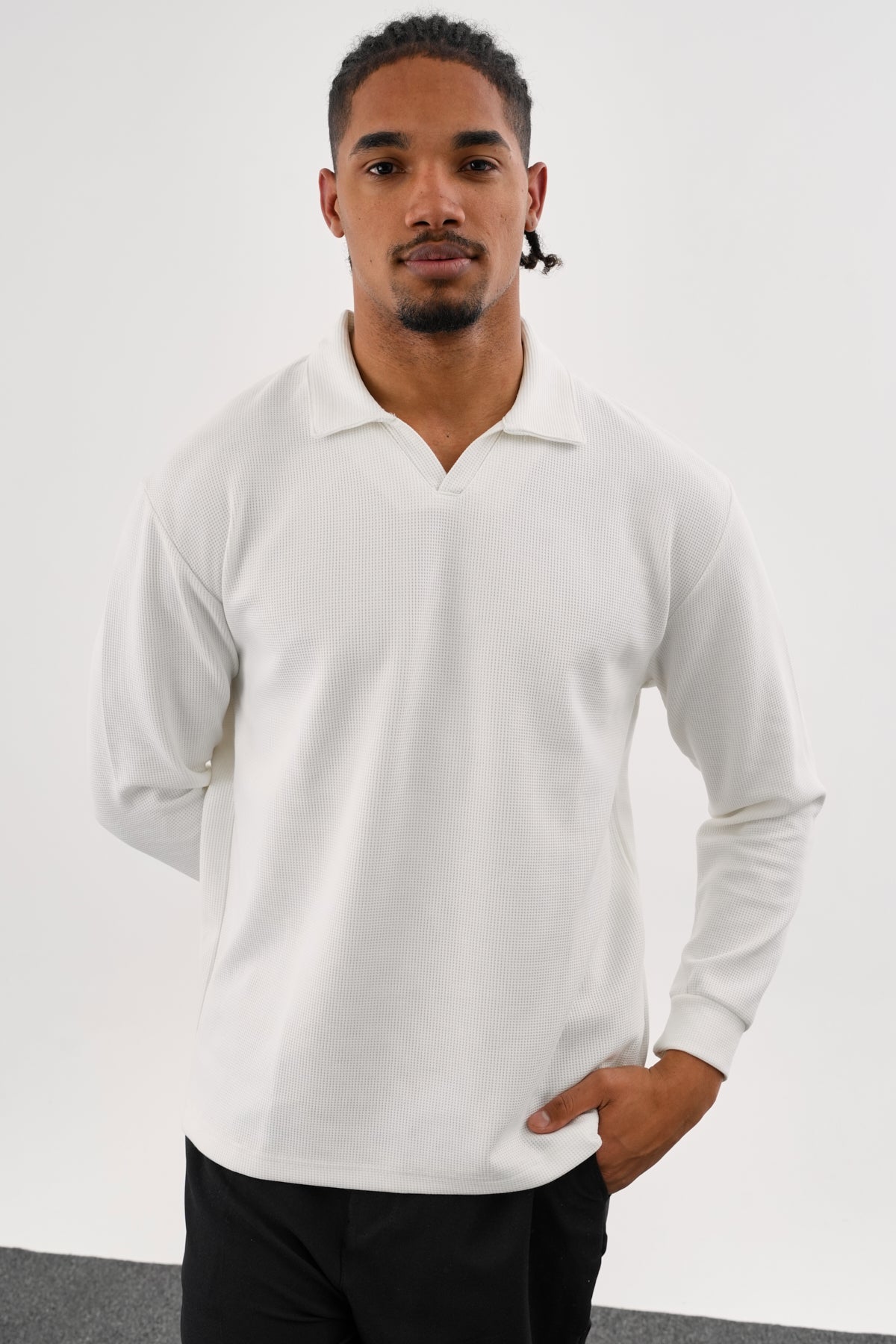 MELLOW Oversize Sweatshirt Beyaz
