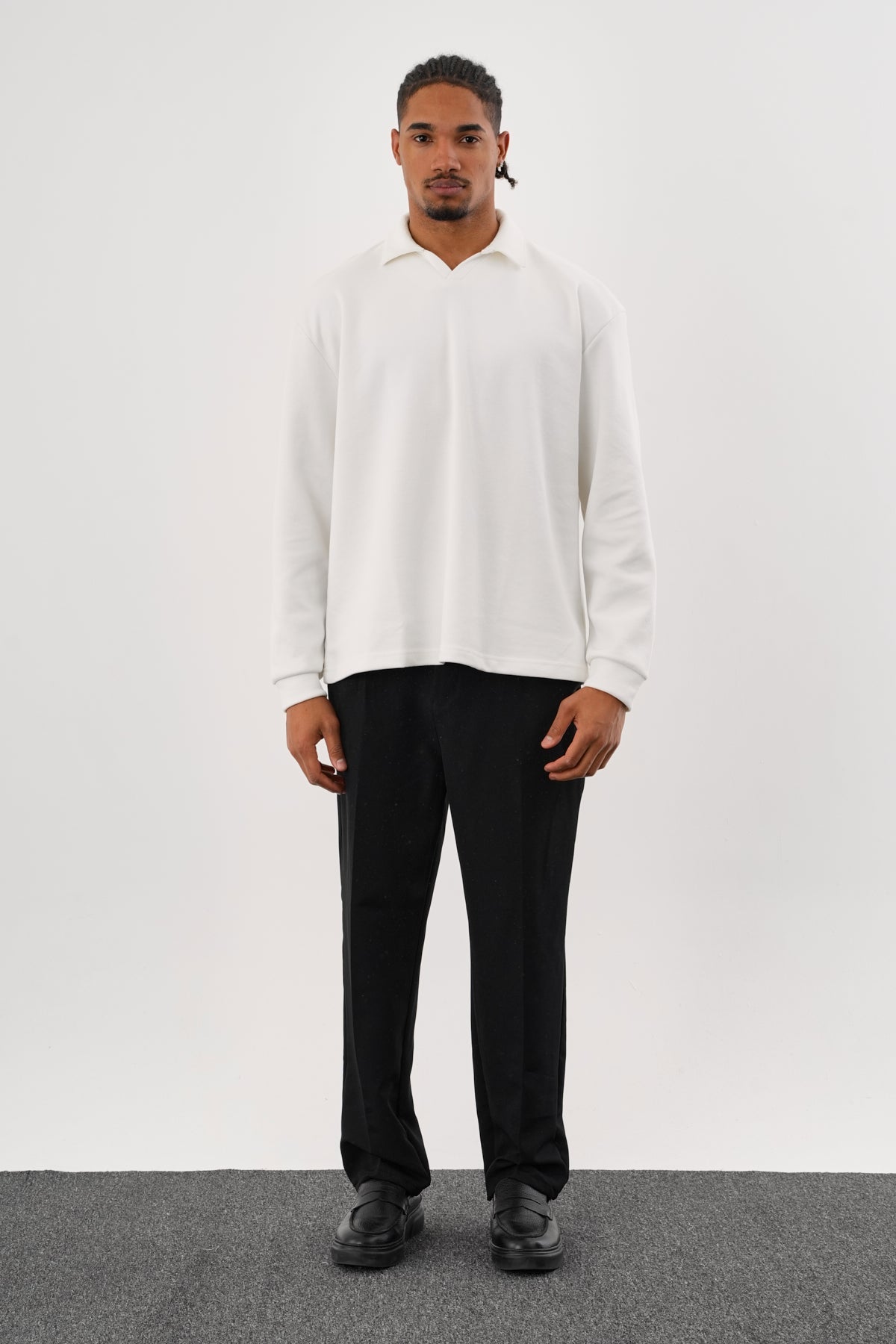 EASE Oversize Sweatshirt Beyaz