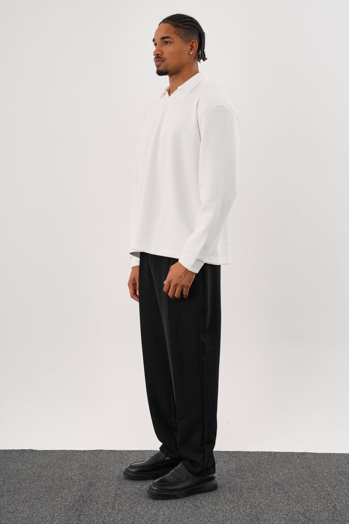 EASE Oversize Sweatshirt Beyaz