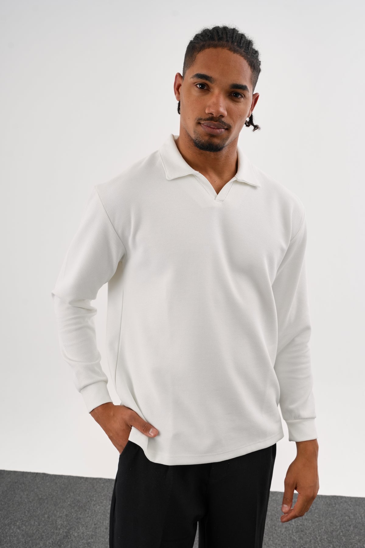 MELLOW Oversize Sweatshirt Beyaz