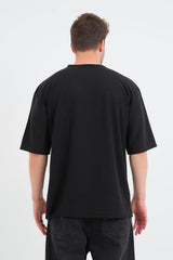 Sway Erkek Oversize Tişört Siyah