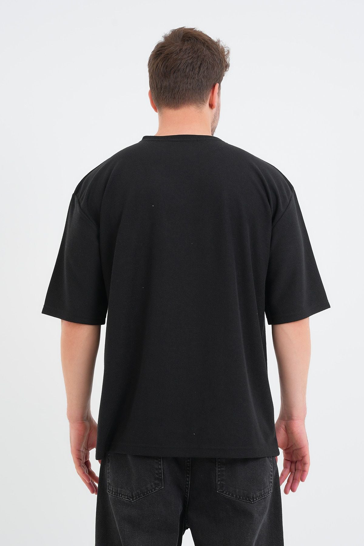 Sway Erkek Oversize Tişört Siyah