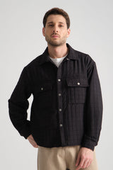 Grit Erkek Oversize Ceket Siyah