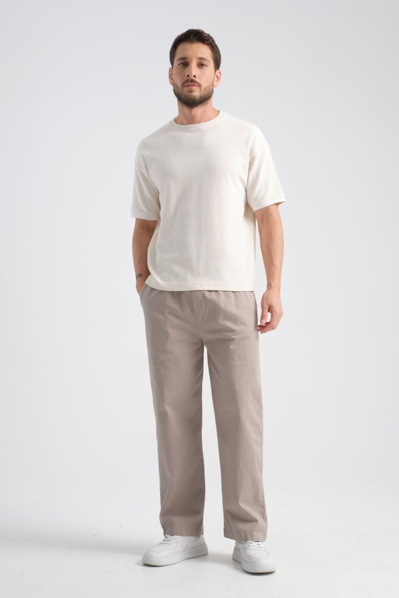 Calmfit Baggy Pantolon Bej - Redline