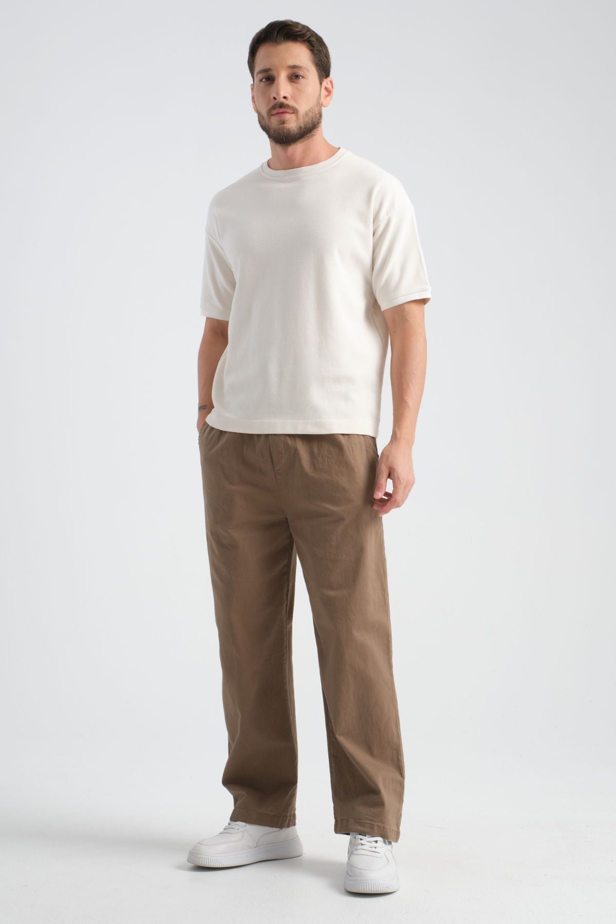 Calmfit Baggy Pantolon Taba - Redline