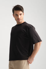 Plume Erkek Basic Oversize Tişört Siyah