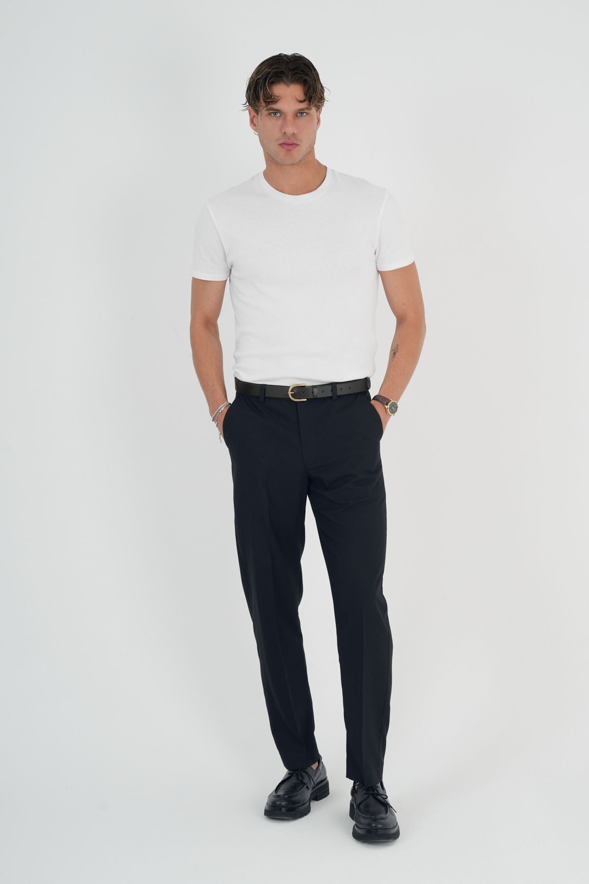 Comfort Slim Fit Kumaş Pantolon Lacivert - Redline