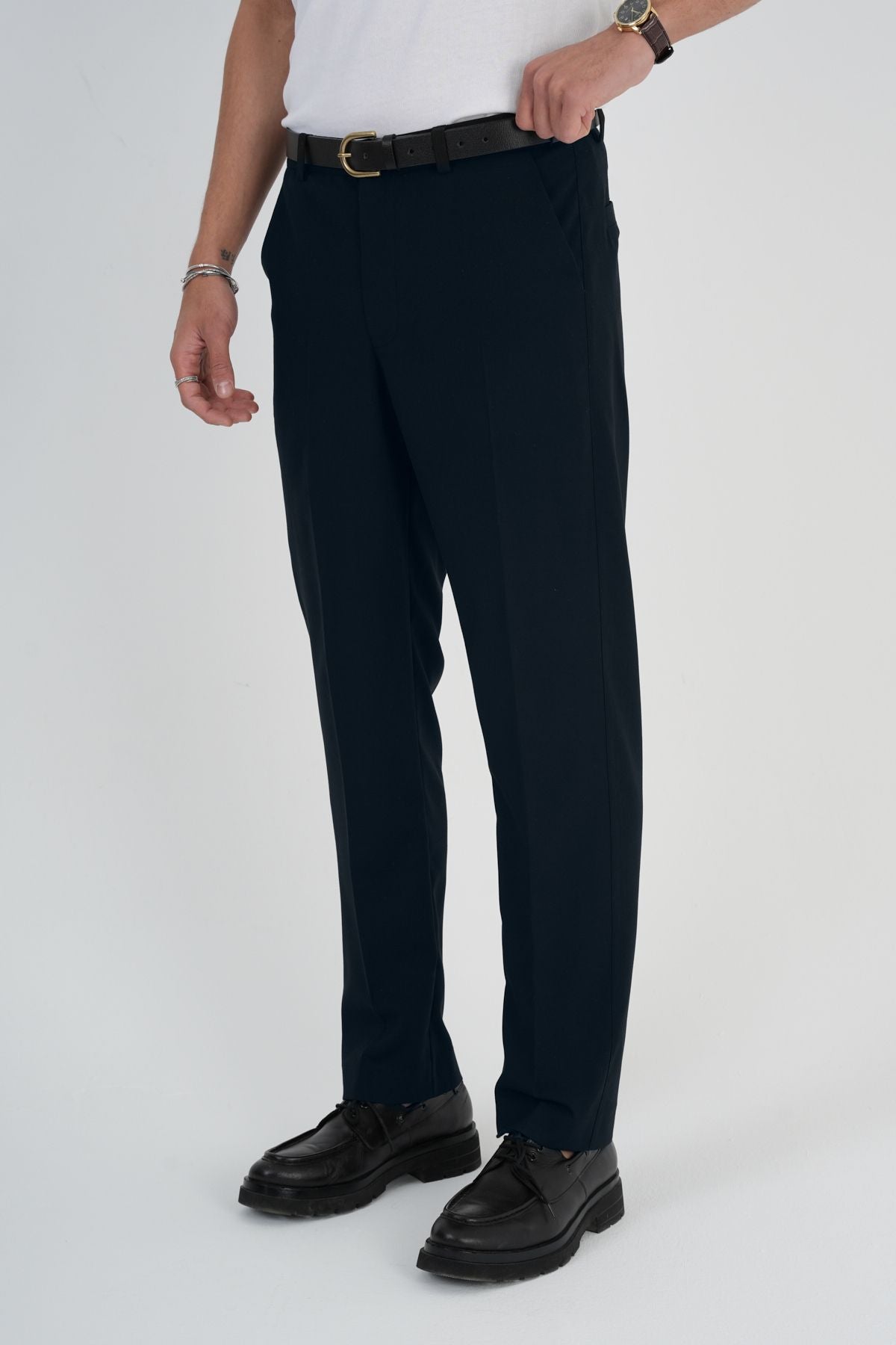 Comfort Slim Fit Kumaş Pantolon Lacivert - Redline