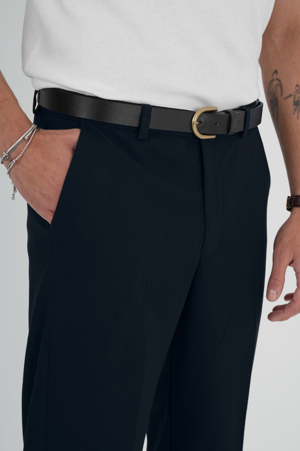 Comfort Slim Fit Kumaş Pantolon Lacivert - Redline